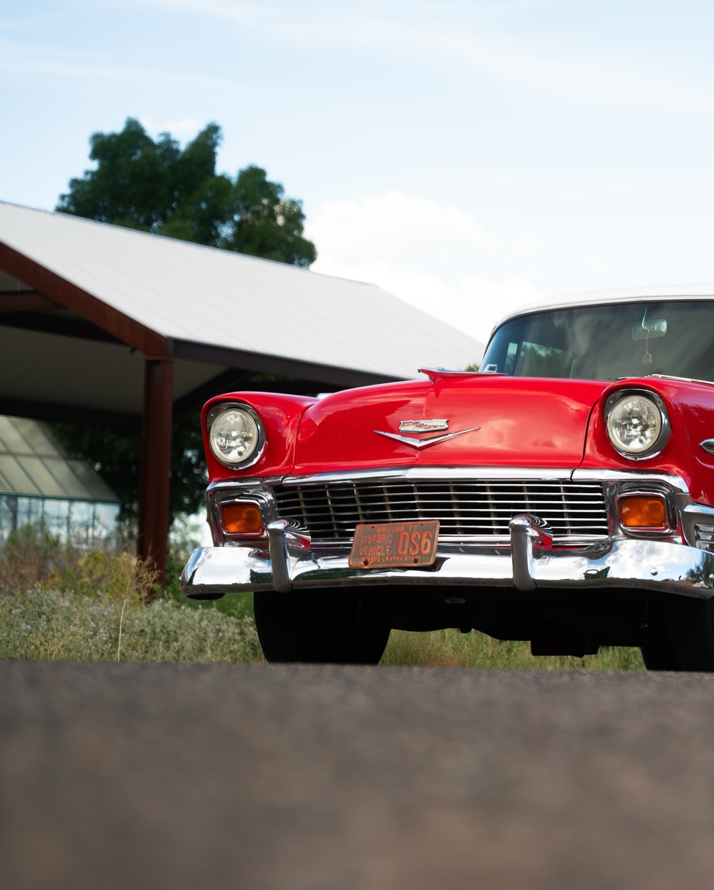 Red Chevrolet Bel Air